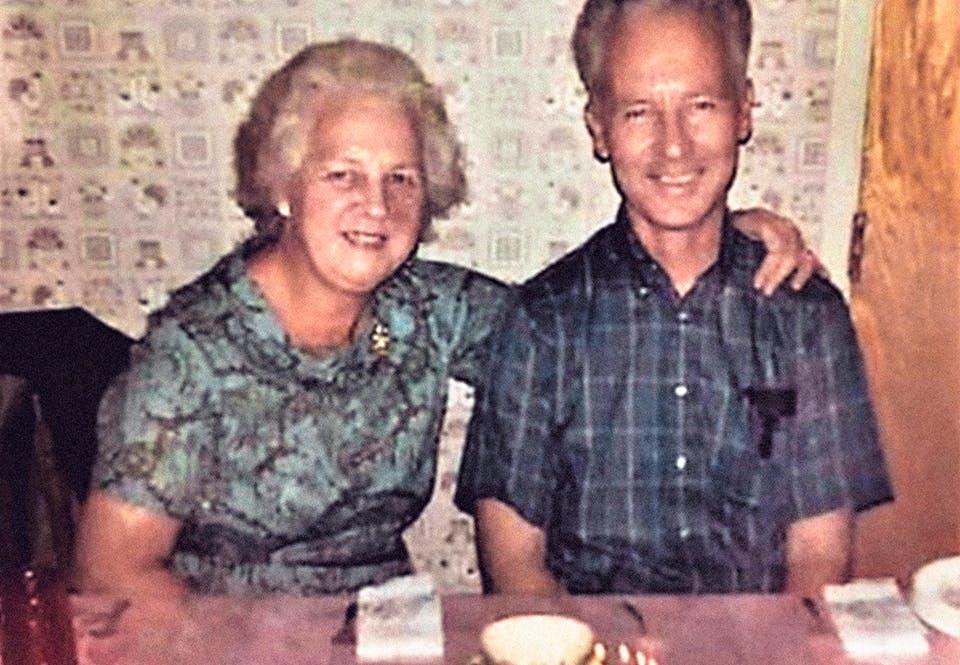 Ethel och Hugo på den senares 50-årsdag Ethel och Hugo på den senares 50-årsdag